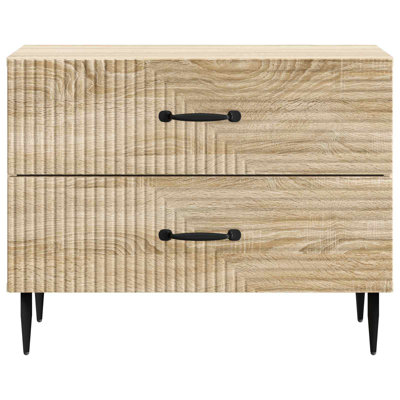 62cm W Manufactured Wood Bedside Table