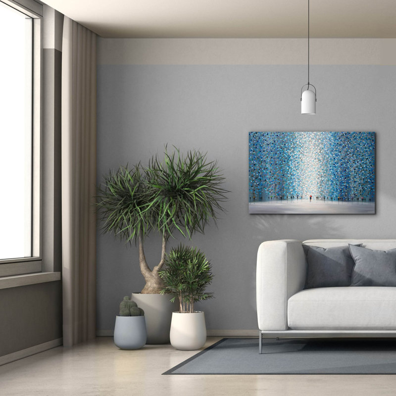 «Morning Rain» par Ekaterina Ermilkina, art mural sur toile, H 26 po x l 40 po x P 1,5 po
