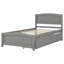 Lit plateforme simple avec deux tiroirs-500148884