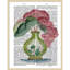 «Pink Green Vase No. 3» par Fab Funky, impression sur bois encadrée-2081128213-2081128232