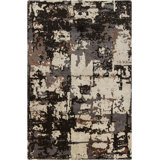 Rupec Brown & Black Abstract Area Rug