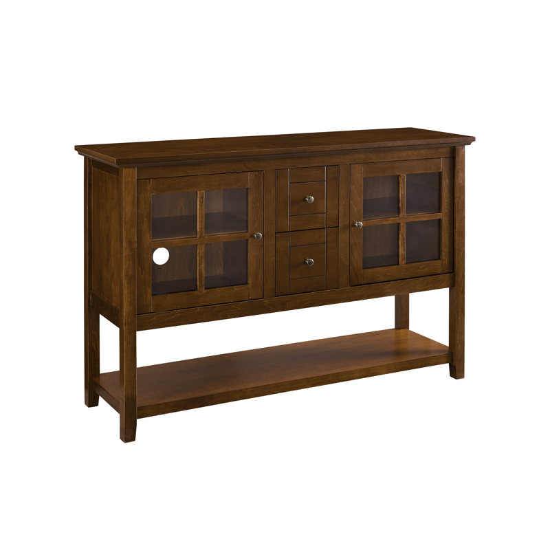 Gylla 52" 2-Door TV Stand for TVs up to 55", Walnut