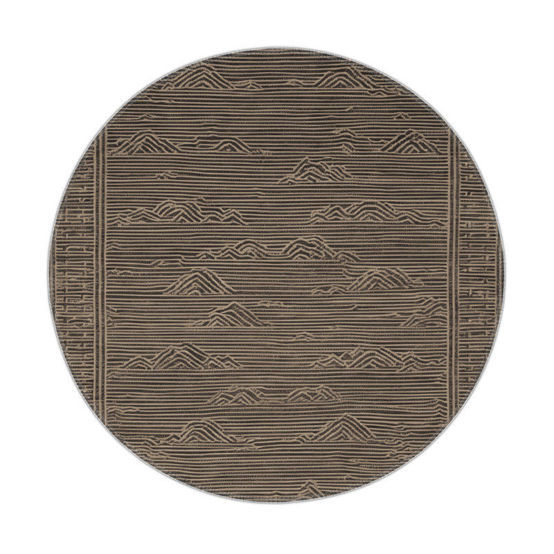 Tapis intérieur et extérieur ArtDeco, Rectangle 5 pi x 7 pi
