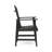 Outdoor Weather Resistant Acacia Wood Adirondack Dining Chairs (Set Of 2), Dark Gray Finish-150941763