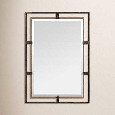 Rashmi Metal Rectangle Wall Mirror
