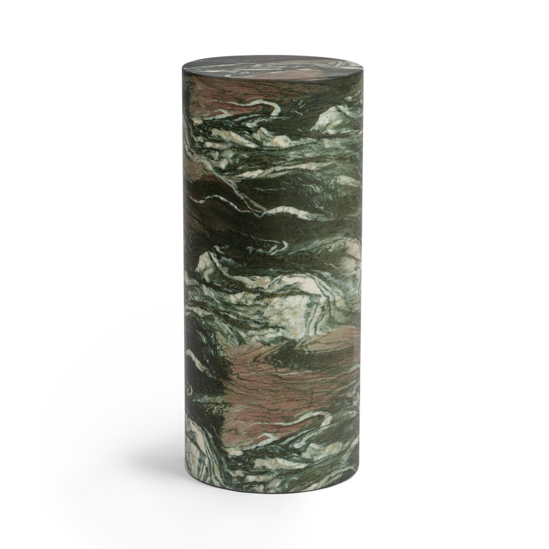 Norfolk Round Display Pedestal, 31" H x 34.5" W x 34.5" D, Green