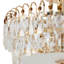 Crystal Semi Flush Mount