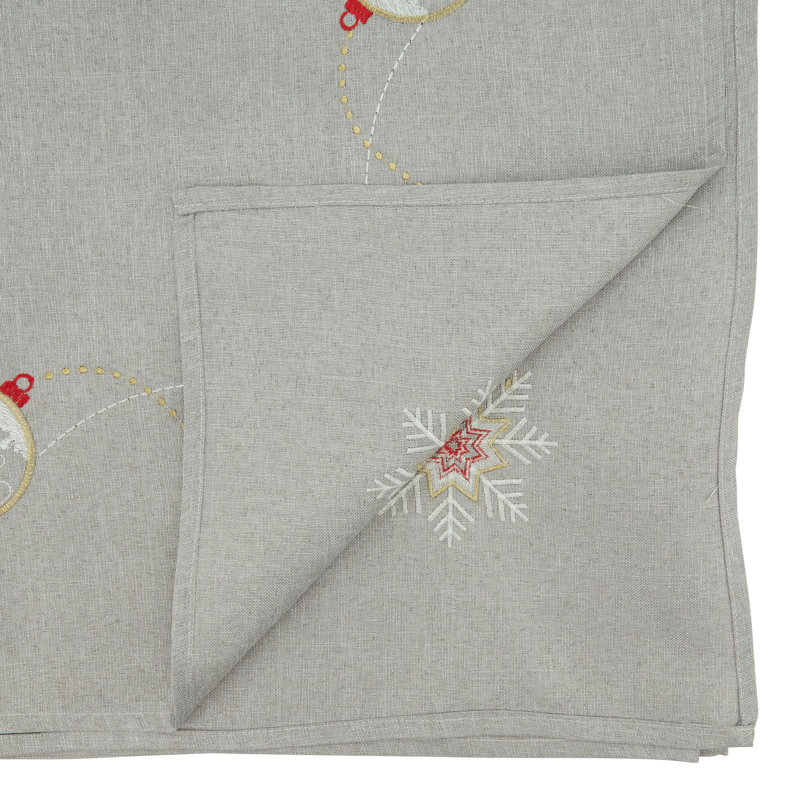 Square_Ornaments Design Embroidered Tablecloth