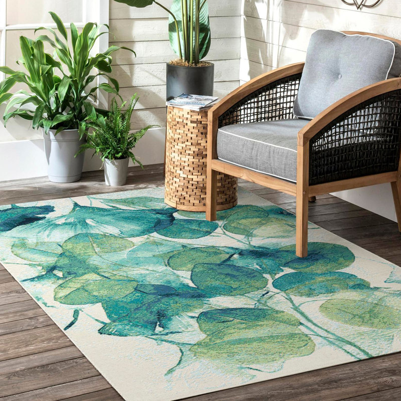 Firman Wygant Indoor/Outdoor Area Rug, Rectangle 9' x 12'