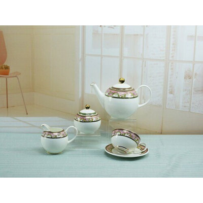 MDR Trading Inc. 27oz. Floral Teapot