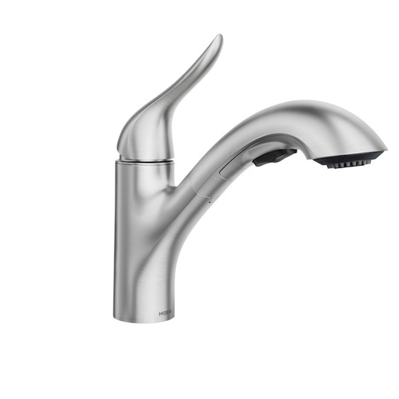 Moen Koa Single Handle Deck-mount Pull-out Kitchen Faucet with Sprayer ( Deck Plate Included )