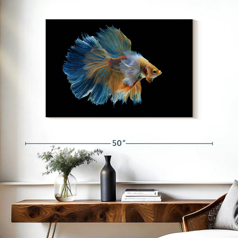 Brampt Sublime Fighter Fish, 26" H x 39" W