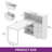 Broly 55.1'' L-Shape Computer Desk with Colorful LED Light and Built-In Outlets-1357720993