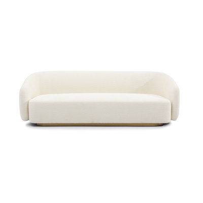 90" French Boucle Upholstered Sofa