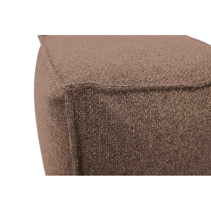 Pouf rond de 20 po de largeur, Chocolat