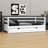 Twin Size Daybed With Trundle Frame Set – Ideal For Small Rooms/Guesthouses-1716981457