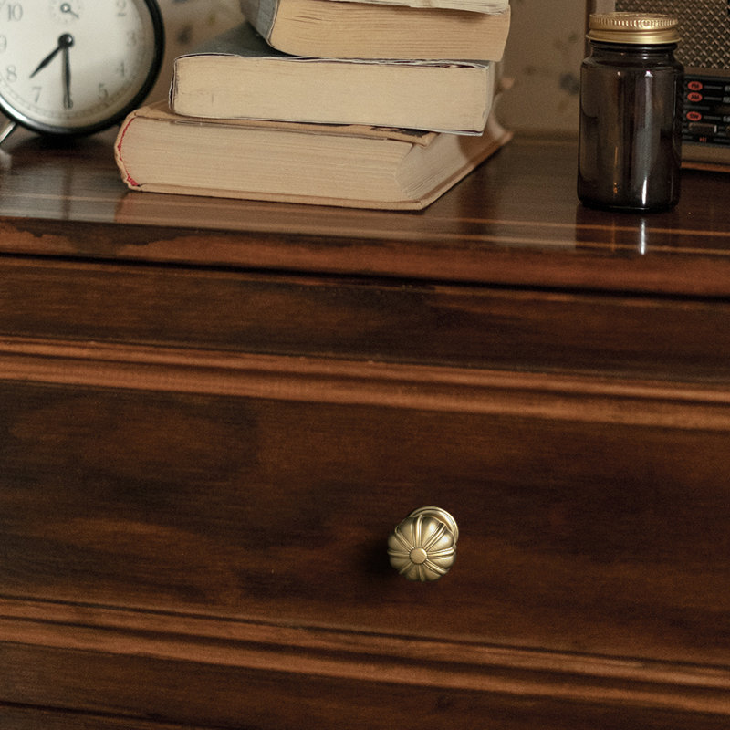 1.27" Diameter Mushroom Knob Multipack, Champagne Bronze