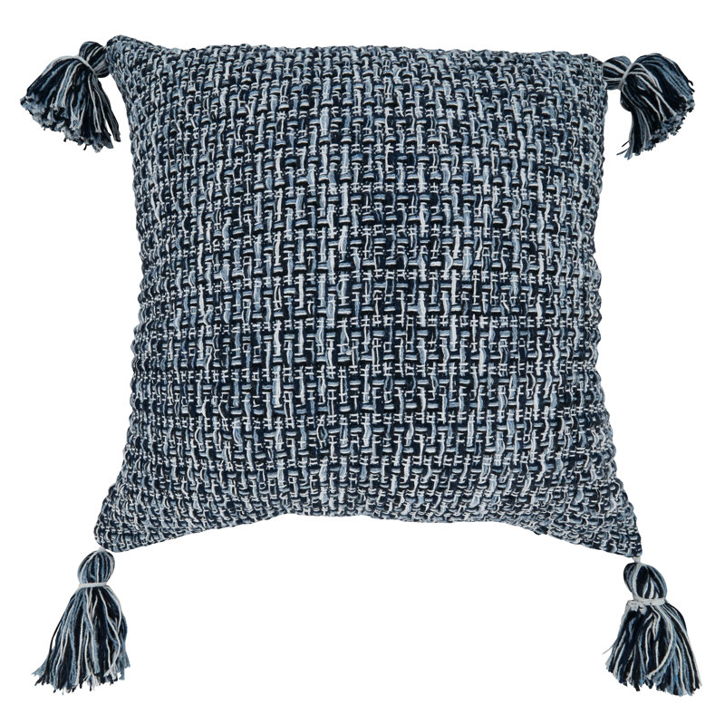 Indie Tassels Cotton Pillow Cover