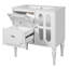 Ensemble de meuble-lavabo de style rétro avec lavabo en céramique 30 po, meuble-lavabo simple autoportant avec 2 tiroirs et armoire de rangement en bois massif-1656858341