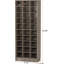 Armoire à chaussures 25,6 pouces à 25 niveaux en bois gris-274420292