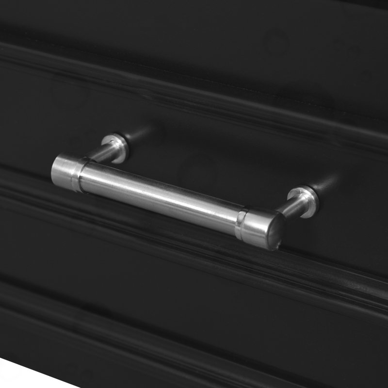 Ensemble de meuble-lavabo avec lavabo en céramique, Noir