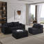 Canapé modulaire en L 4 pièces, sans assemblage, canapé convertible avec méridienne spacieuse, revêtement en velours côtelé de qualité supérieure, aménagement flexible pour le salon ou l’appartement-1999075460