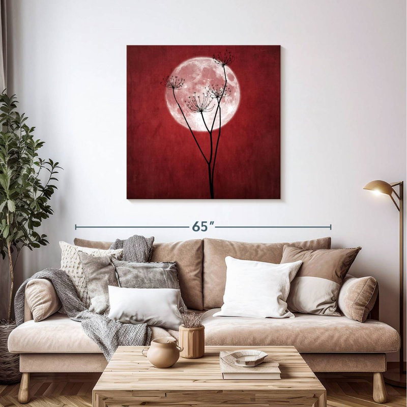 Oberle Glorious Blood Moon, 39" H x 39" W