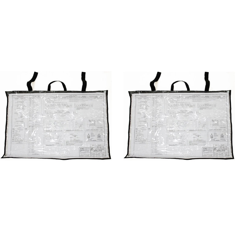 Housse de rangement portative Blueprint, H 24 po x l 36 po