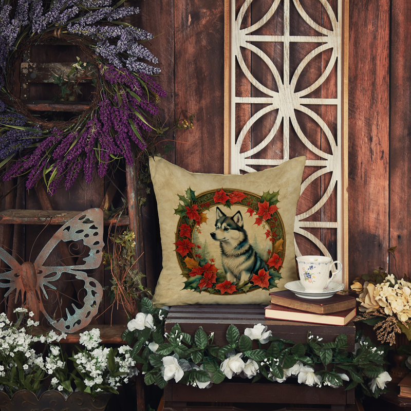 Coussin Christmas, 14 po x 14 po, Carré