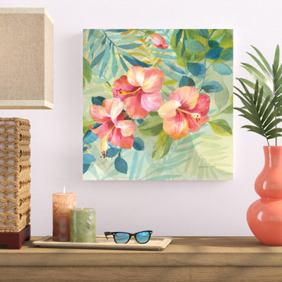 " Hibiscus Garden III " by Danhui Nai Painting Print