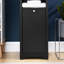 Armoire de salle de bain 64 po de hauteur - 4 tablettes et panier à linge pour petit espace-285810738
