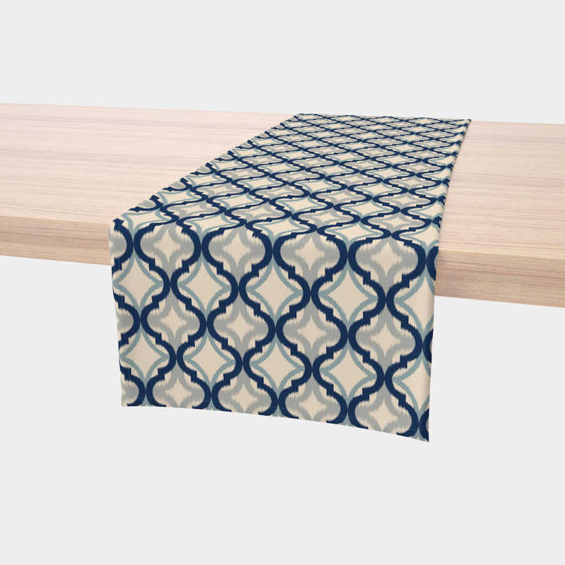 Diamond Ogee Milliken Signature Table Runner, 72" L x 12" W