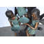 Bronze Four Angels Playing Fountain
