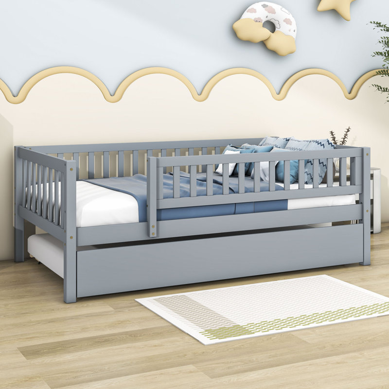 Lit de jour avec couchette Idonna, gris, Simple