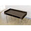 Bureau d'ordinateur contemporain en bois et acier