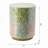 Cylindrical Garden Capiz Stool, Accent Side Table