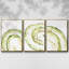 Lichen Halo IV - Ensemble de 3 reproductions encadrées sur toile-97812011-97812013