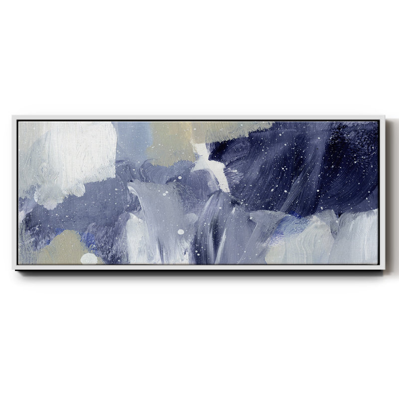 Sky Break II- Framed Canvas, 24" H x 60" W