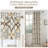 Alexander Blackout Valance Geometric Linen Look Room Darkening Thermal Insulated Rod Pocket Valance