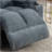 Massage Rocker Recliner Chair Rocking Chairs For Adults Oversized With 2 Cup Holders, USB Charge Port Soft Features A Manual Massage And Heat.A+B BLUE-123932973