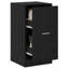 Apothecary Cabinet Black Oak Engineered Wood-1636652908