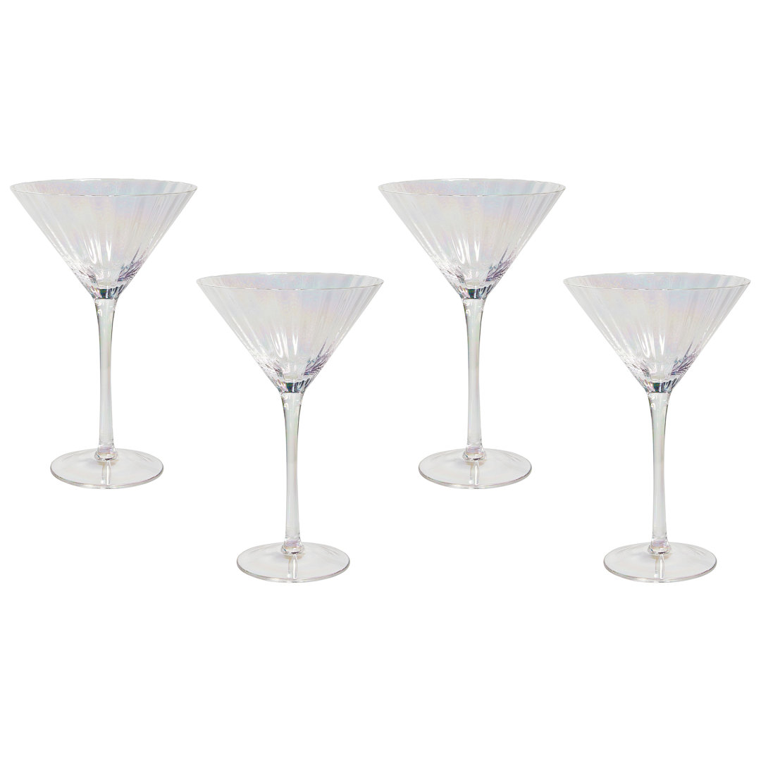 Alliana 220ml Handmade Martini Glass Set