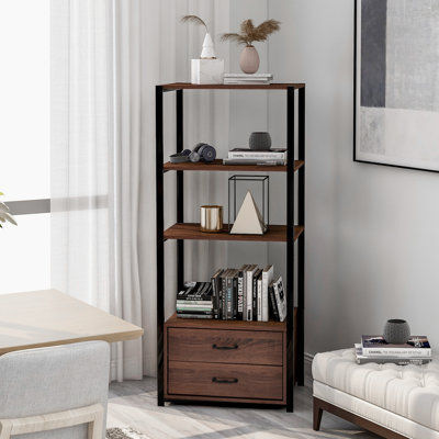 Delano 143.5 cm H x 60 cm W Steel Standard Bookcase