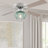 52''W Almedacheatham 4 - Blade Ribbed Glass Ceiling Fan with Remote Control and Light Kit Included-1772439754