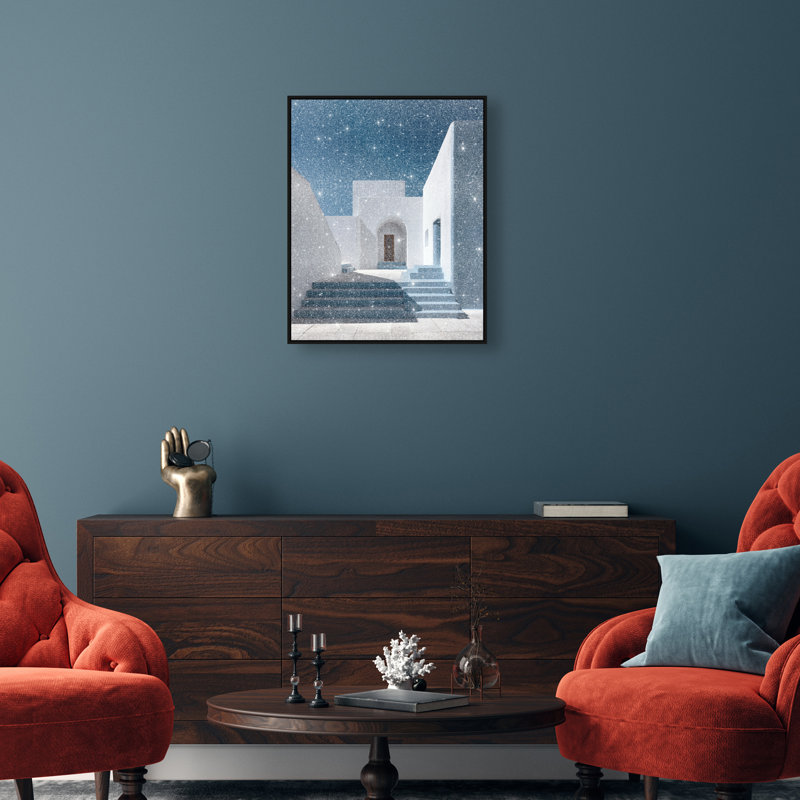 Monolithic Archway Print by Oliver Gal, 21"H x 17"W, Black Floater Frame
