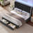 Sturminster Velvet Wingback Upholstered LED Light 2 Drawer Storage Bed-1878212720-1877972653