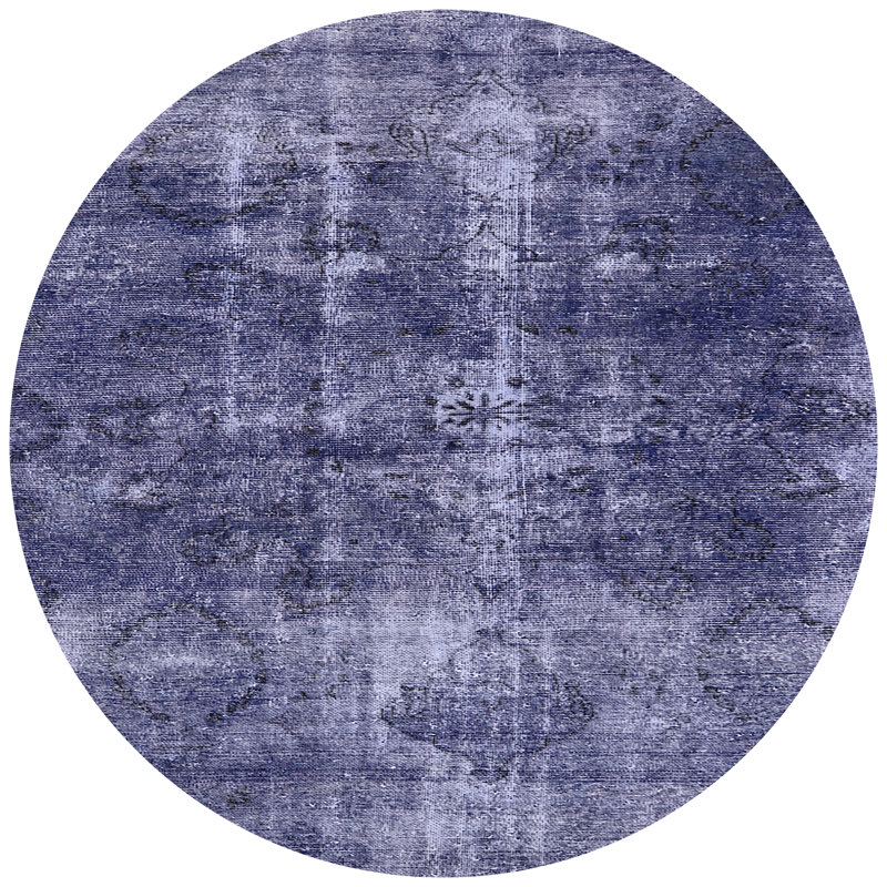 Abstract Indoor Rug, Round 3'
