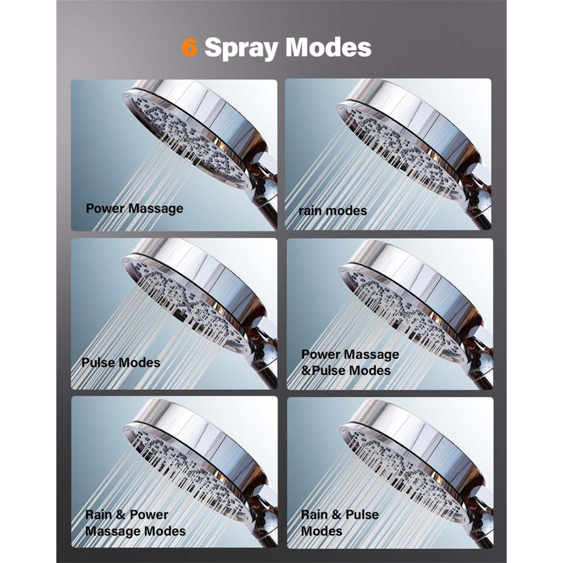 Handheld Shower Head, Chrome