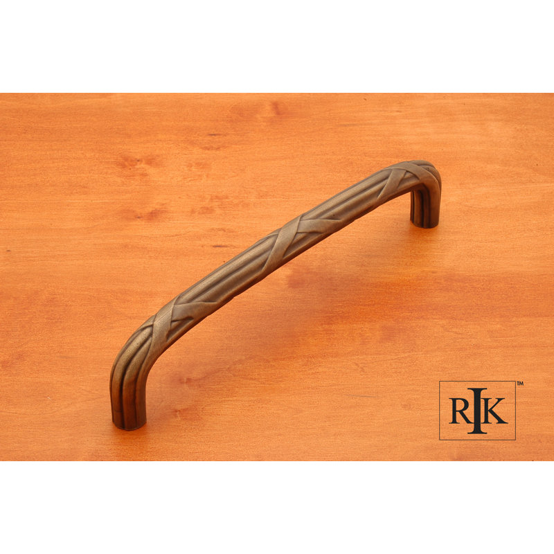 Antique English Brass 12" Distressed Appliance Pull Handle