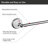 Savannah 24 in. Wall Mounted Towel Bar-83966991